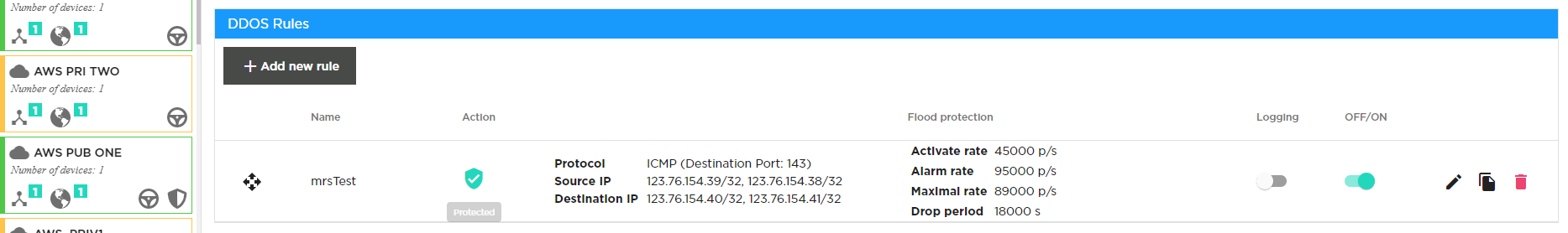 DDoS Management 03
