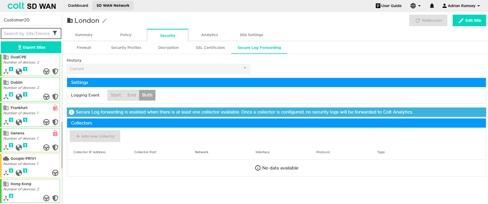 Secure Log Forwarding 03
