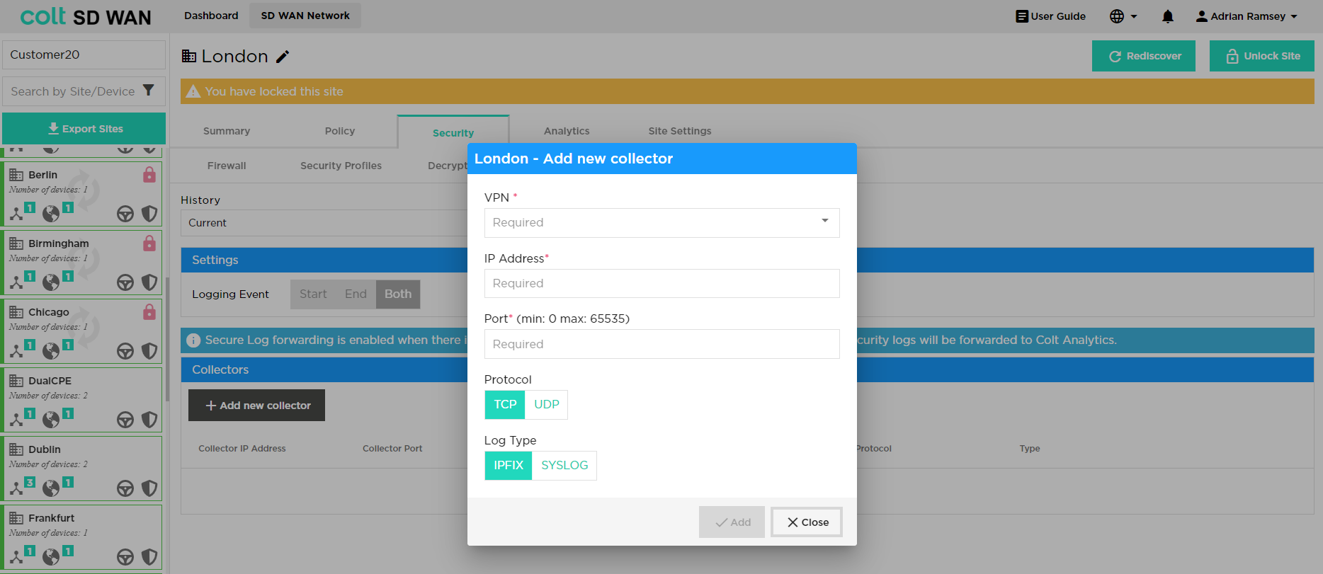 Secure Log Forwarding 04